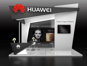 华为展览模型