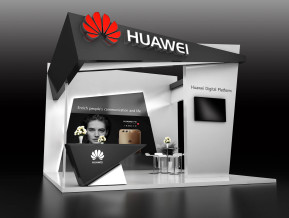 华为展览模型