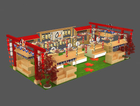 OLE展台模型