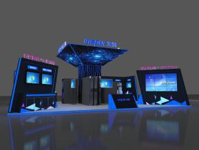 浪潮展览模型