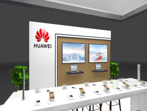 华为展台模型