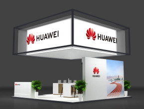 华为展台模型