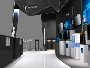 黑格科技展台模型
