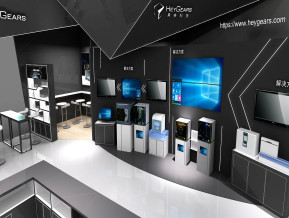 黑格科技展台模型