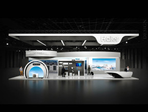 海尔国外展