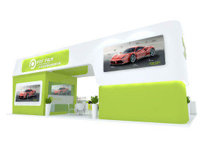 PTF展台模型