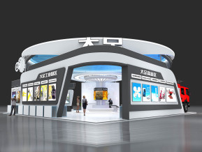 大足展台模型