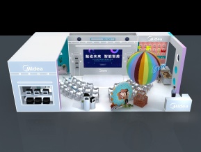 美的展览模型