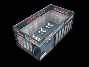 丹诗丽展览模型