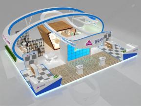 山花地毯展览模型
