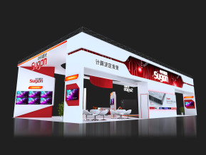 中科曙光展台模型