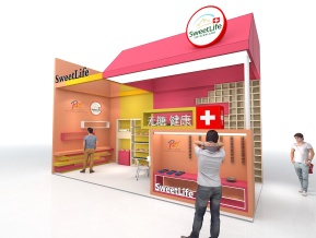 SweetLife食品展台模型