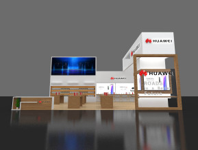 华为展台模型