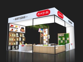 德州扒鸡展览3D模型