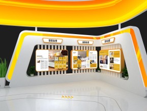 粤科金融展展台模型