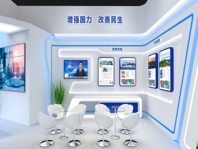 国家开发银行金融展展台模型
