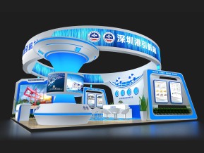深圳港物流展展台模型