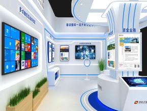 国家开发银行金融展展台模型
