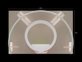 石柱展览模型