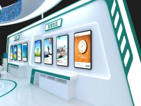农业银行金融展展台模型