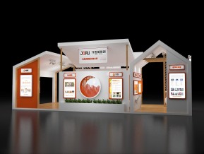 九如城展台模型