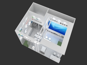南方泵业展览模型