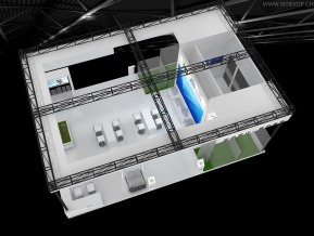 南方泵业展览模型
