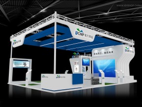 南方泵业展览模型