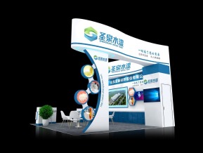圣泉水漆展览模型