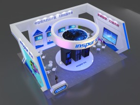 浪潮展览模型