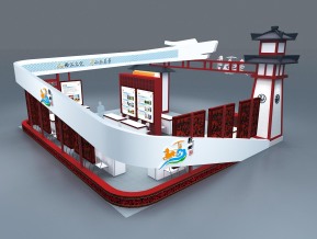 徐州龙展台模型