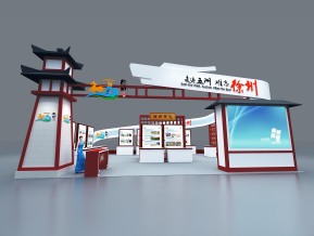 徐州龙展台模型