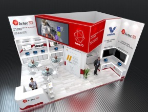 Artec3D展台模型