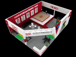 张孔杠铃展览模型