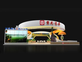 忠县展台模型