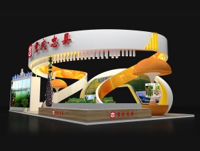 忠县展台模型