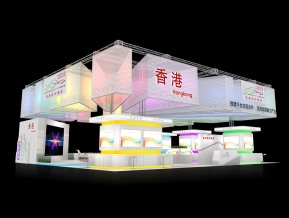 香港展台模型