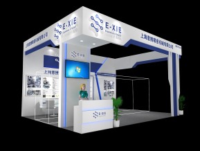 意携机械展台模型