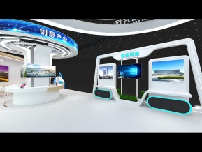 临港新片区政府展展台模型