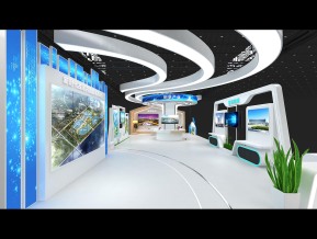 临港新片区政府展展台模型
