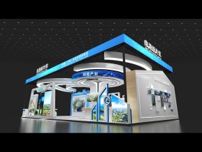 临港新片区政府展展台模型