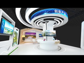 临港新片区政府展展台模型
