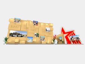 榆林展团展览模型