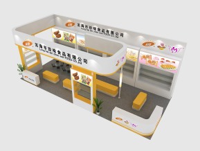 珍味食品展览模型