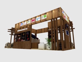 鼎堂国际展览模型