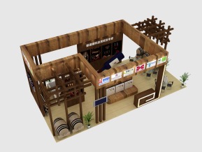 鼎堂国际展览模型