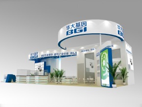 华大基因展览模型