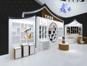江西政府展展台模型
