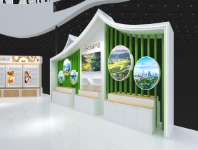 江西政府展展台模型
