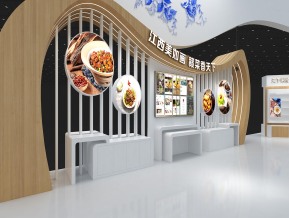 江西政府展展台模型